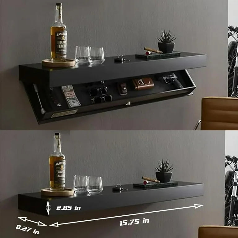 Secret Storage Wall Shelf