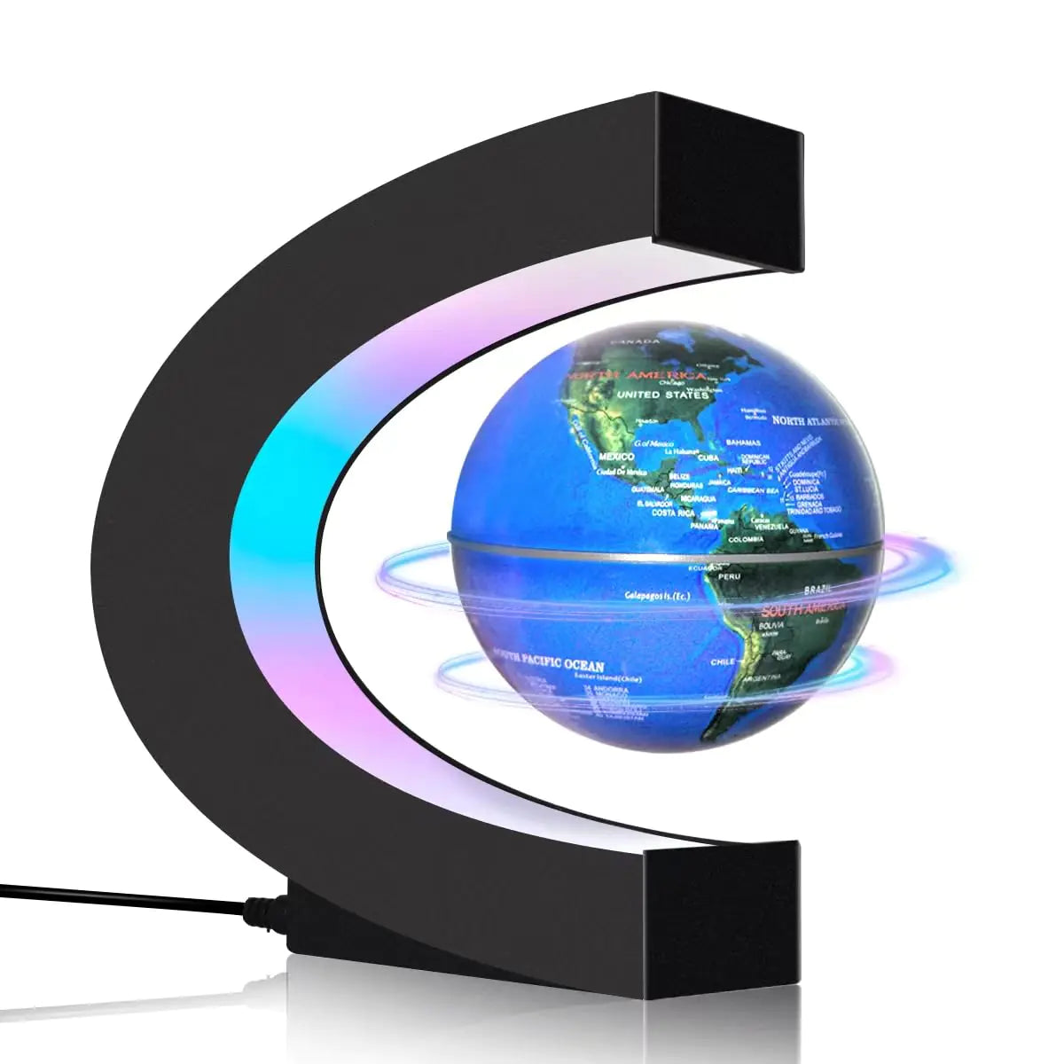 Poojaed Magnetic Levitating Globe with LED Lights