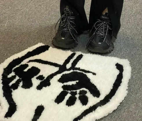Cheeky Handprint Rug