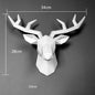 3D Nordic Deer Head Wall Decor
