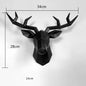 3D Nordic Deer Head Wall Decor