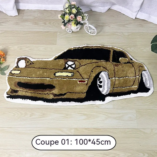 MX-5 Miata NA Car-Shaped Plush Rug