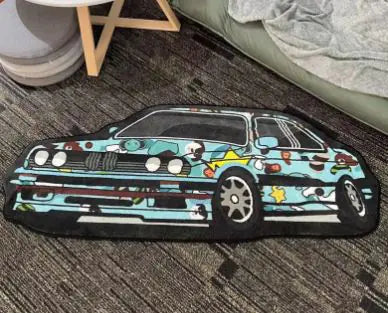 BMW E30 Racing Car Rug