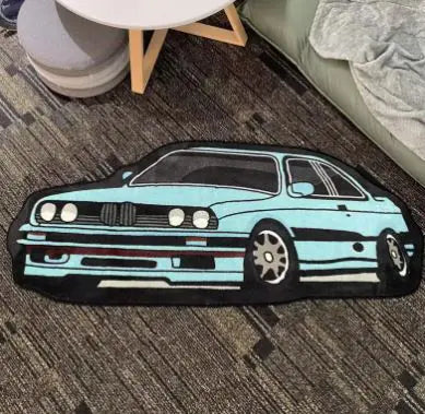 BMW E30 Racing Car Rug