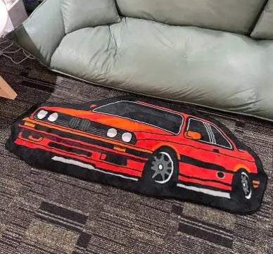 BMW E30 Racing Car Rug